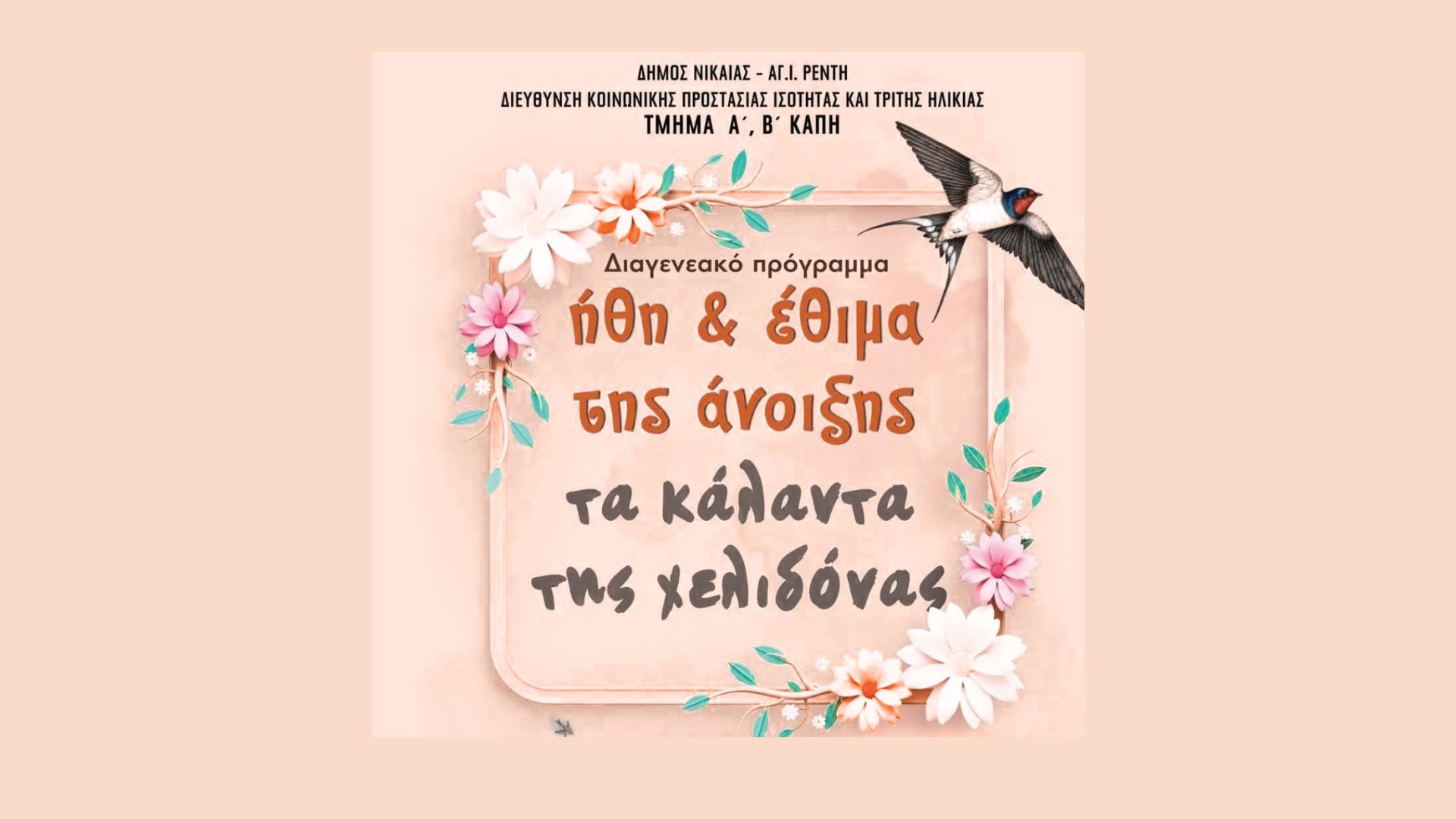 Υγειονομική Κάλυψη στα Χελιδονίσματα της Νίκαιας 2026 5 Χελιδονίσματα (2)
